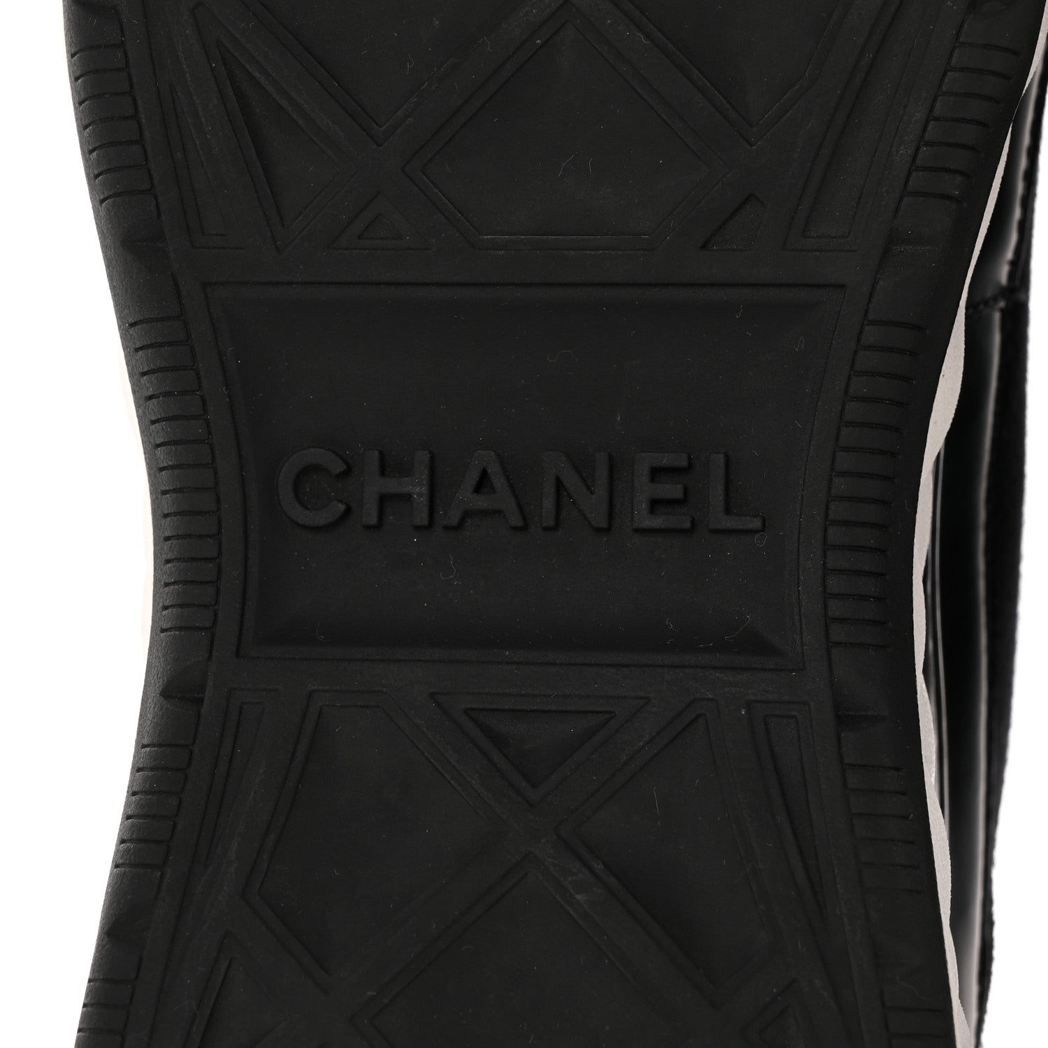 Chanel Velvet Calfskin Mixed Fibers CC Sneakers 41 Black 6 of 10