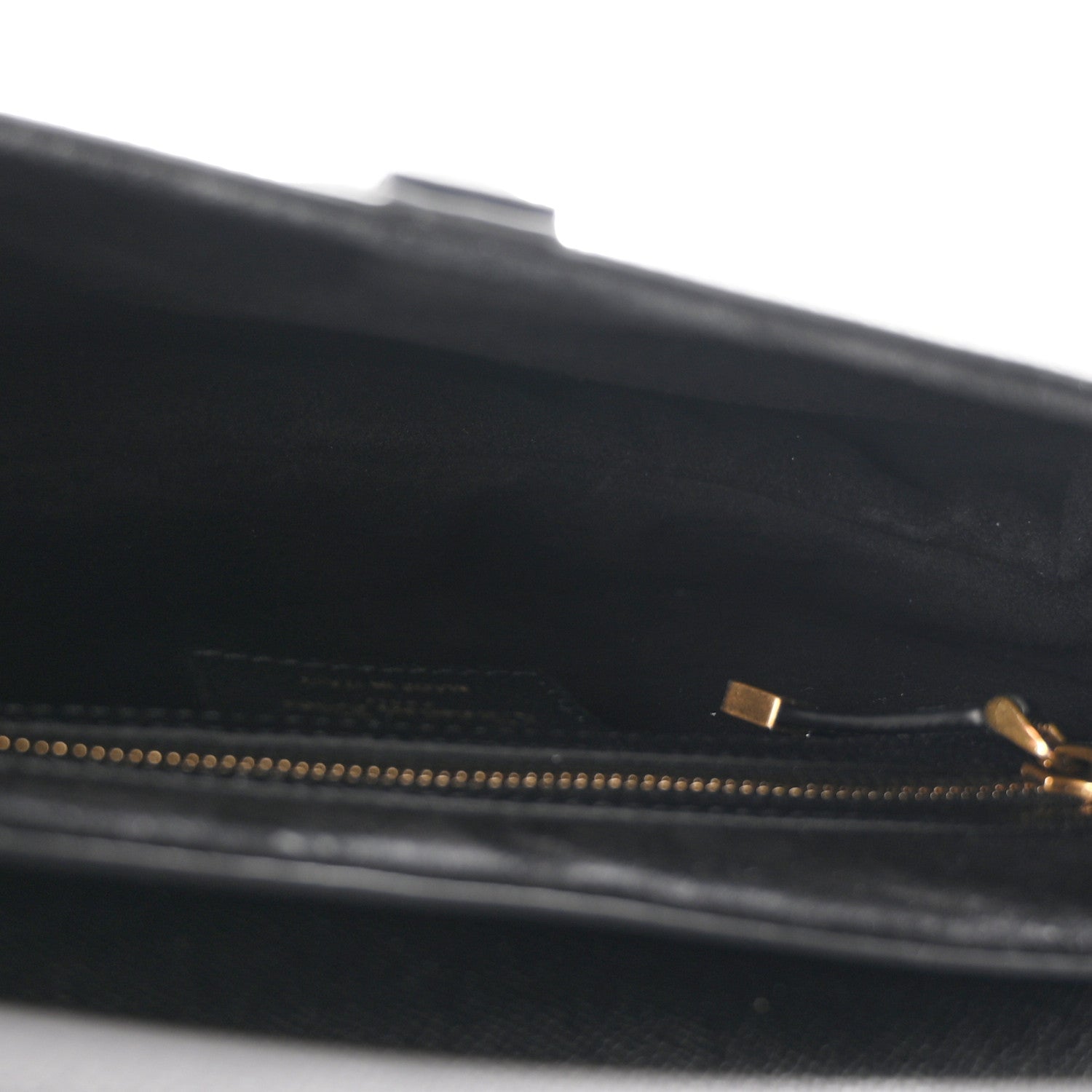 Christian Dior Grained Calfskin Saddle Bag With Strap Black 4 of 9