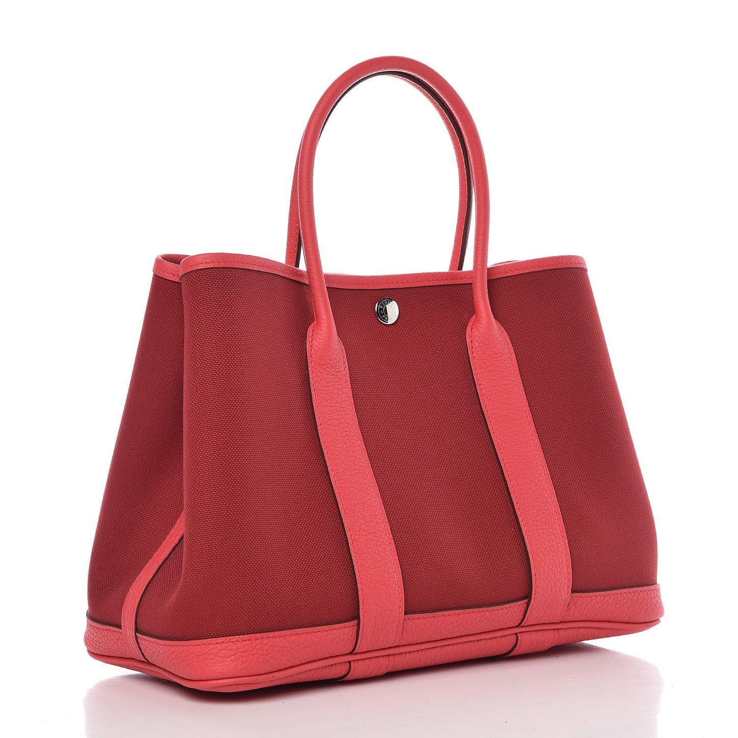 Toile Militaire Vache Country Garden Party Tote 30 Rouge Grenant Bougainvillea