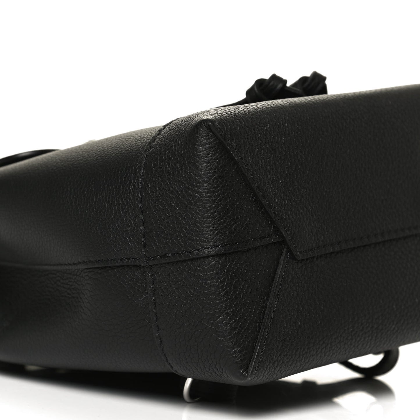 Calfskin Lockme Mini Backpack Black