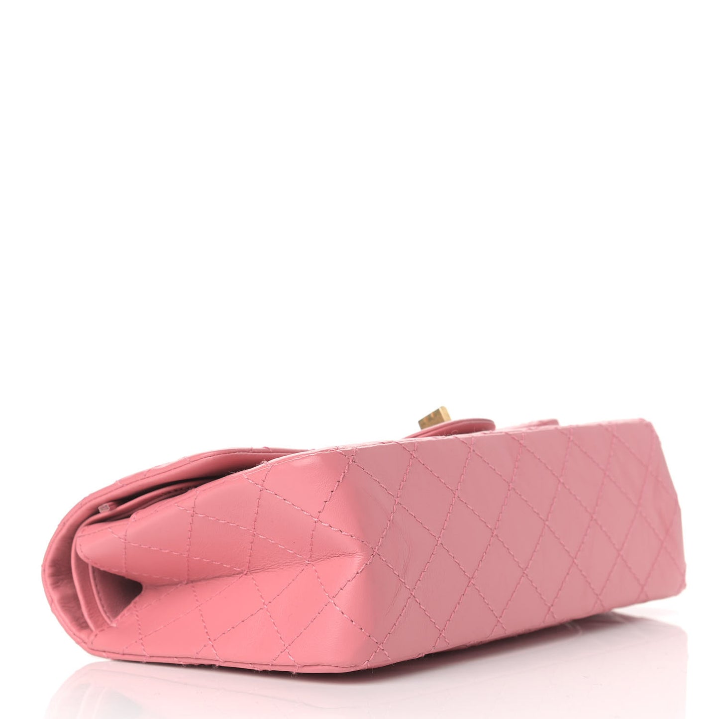 Aged Calfskin Quilted 2.55 Reissue 225 Flap Pink