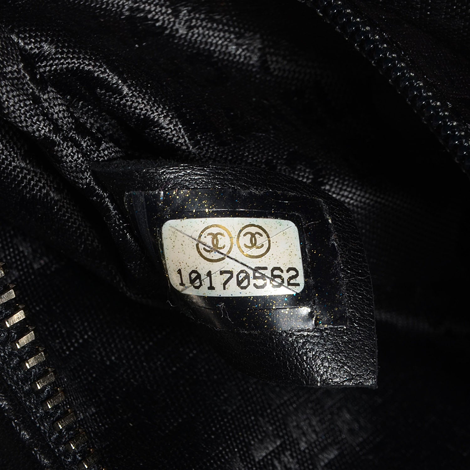 Chanel Lambskin Camellia N°5 Clutch Bag Black 7 of 8