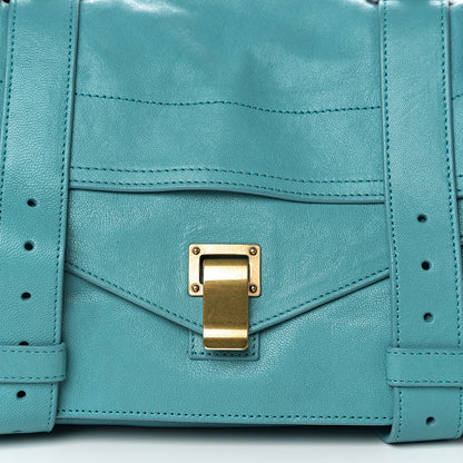 Proenza Schouler Lambskin Medium PS1 Satchel Lagoon 12 of 12