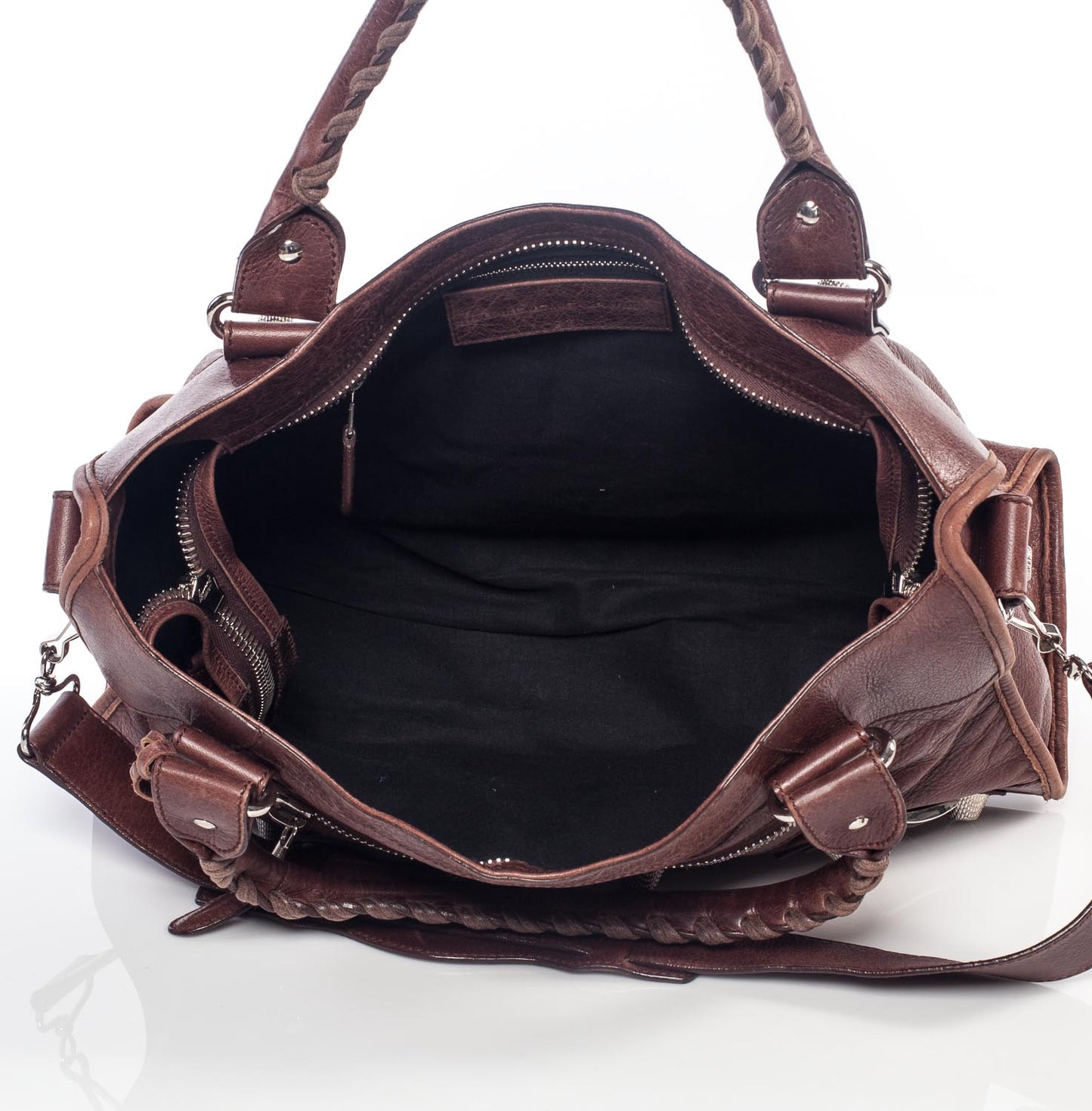 Agneau Giant 21 Silver Hardware CIty Castagna