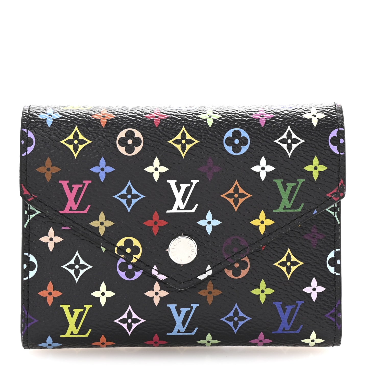LV x TM Monogram Multicolor Victorine Wallet Black