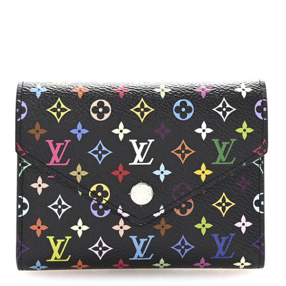 Louis Vuitton LV x TM Monogram Multicolor Victorine Wallet Black 1 of 7