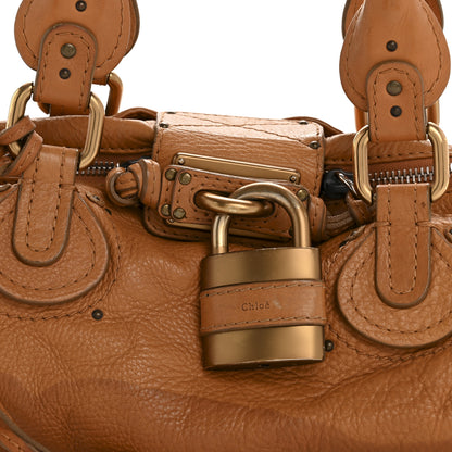 Chloe Calfskin Medium Paddington Satchel Tan 8 of 15