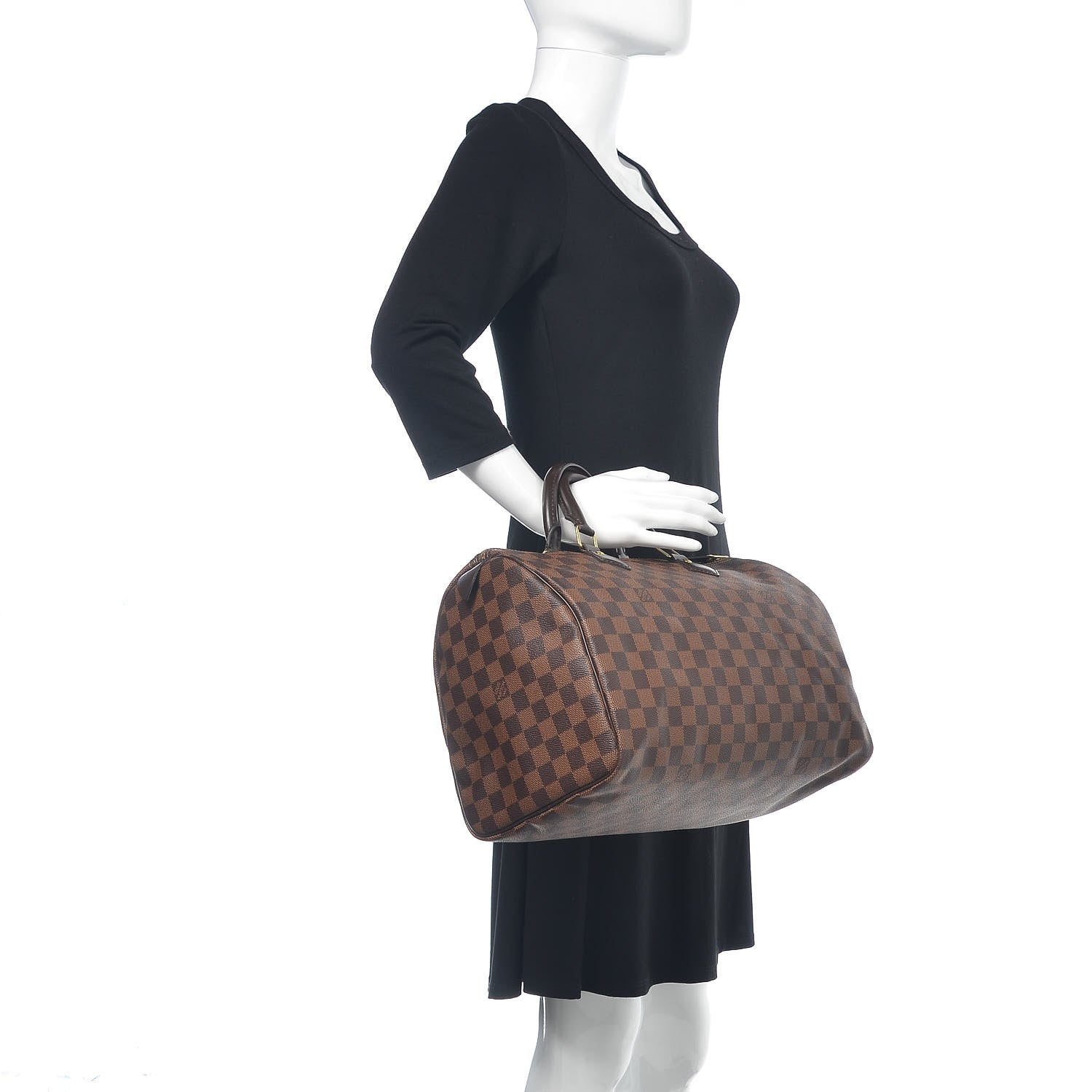 Louis Vuitton Damier Ebene Speedy 35 2 of 11