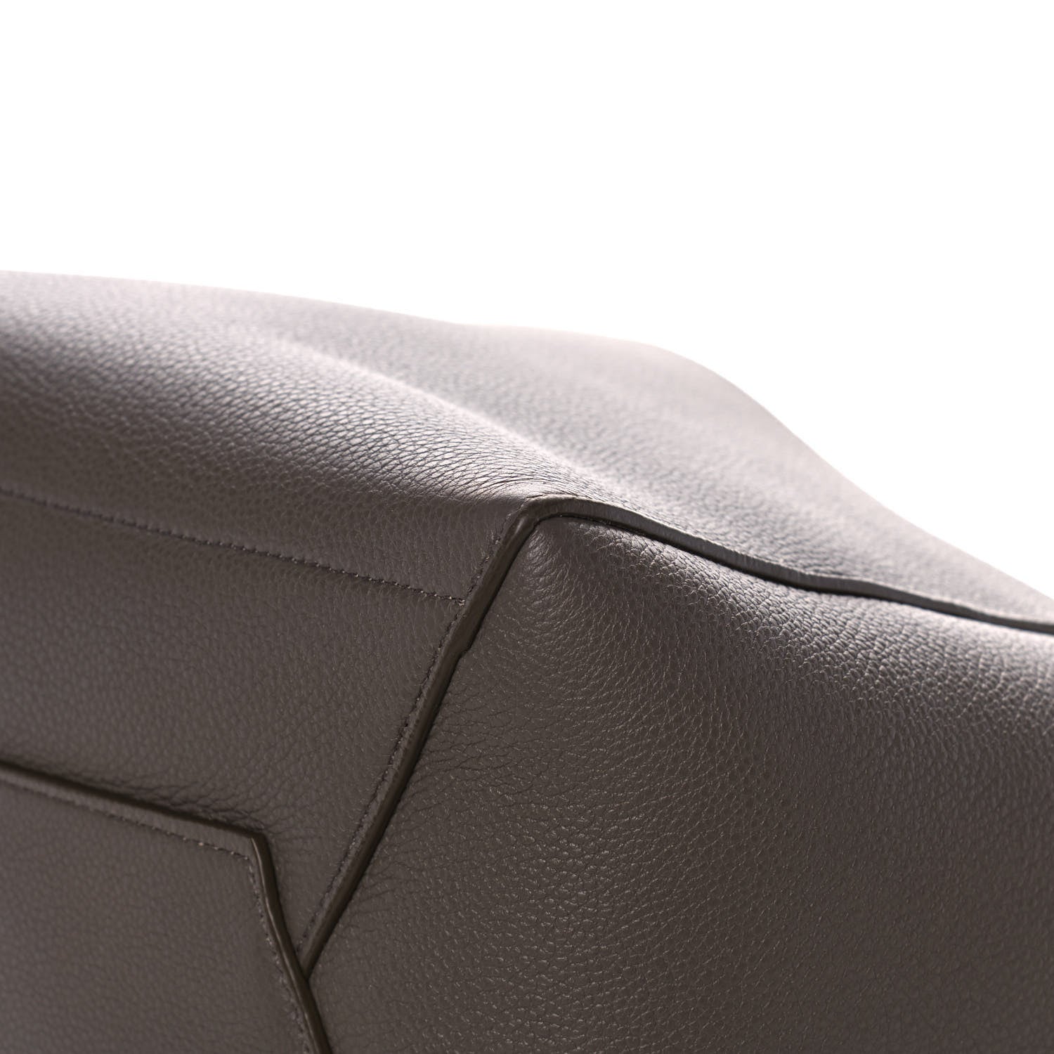 Celine Soft Grained Calfskin Sangle Bucket Bag Taupe 12 of 14