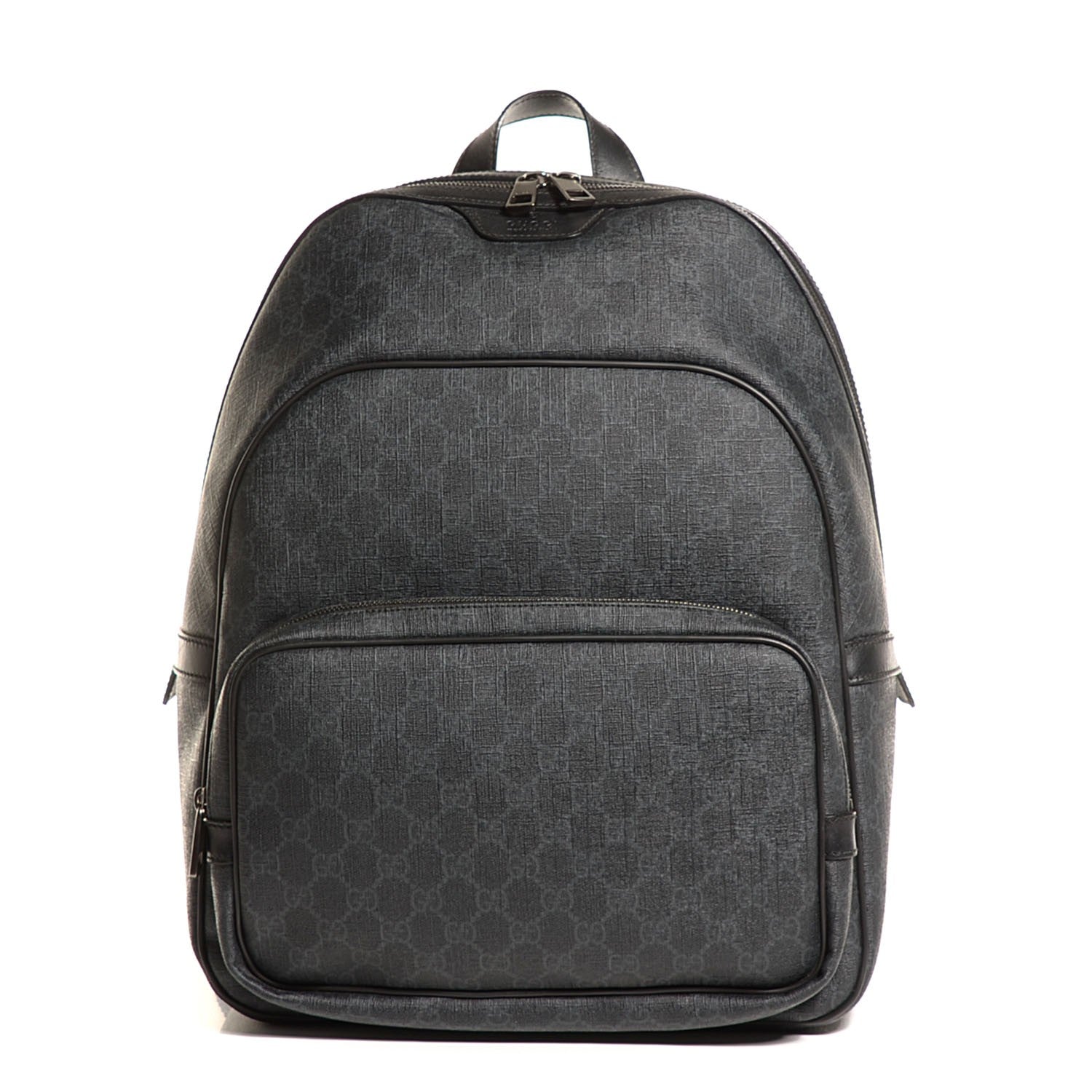 Gucci GG Supreme Monogram Medium Day Backpack Grey Black 1 of 7