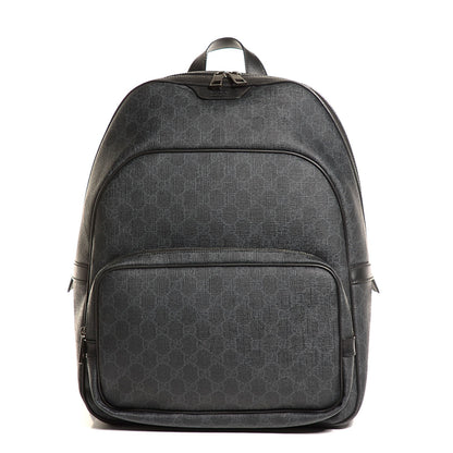 Gucci GG Supreme Monogram Medium Day Backpack Grey Black 1 of 7