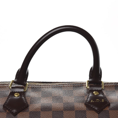 Louis Vuitton Damier Ebene Speedy Bandouliere 30 18 of 18