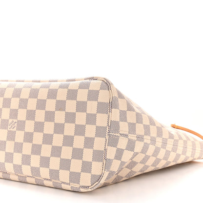 Louis Vuitton Damier Azur Neo Neverfull MM Rose Ballerine 12 of 16