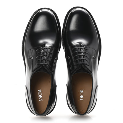 Christian Dior Calfskin Mens Derby Shoes 42 Black 2 of 9