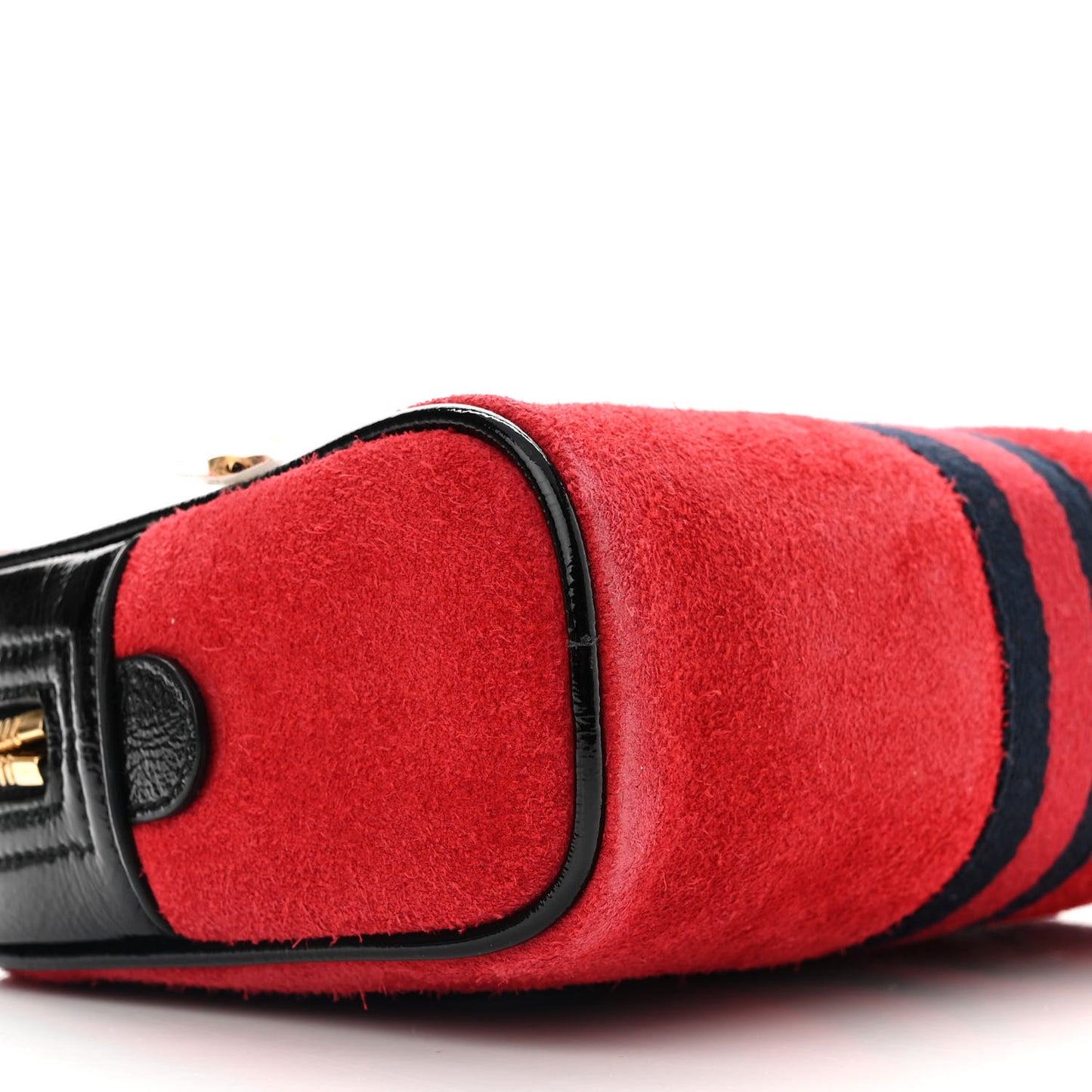 Suede Small Ophidia Belt Bag 85 34 Hibiscus Red