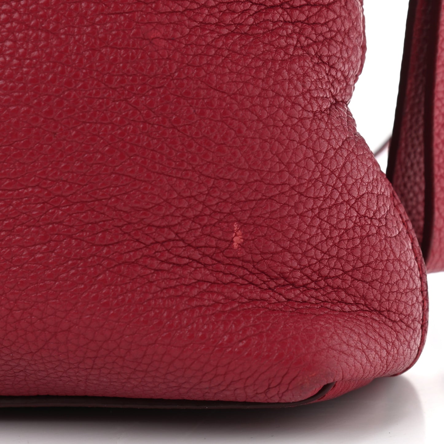 Calfskin Crocodile Cristie Satchel Red