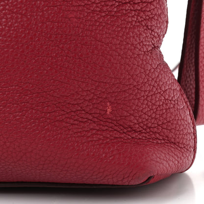 Nancy Gonzalez Calfskin Crocodile Cristie Satchel Red 14 of 17