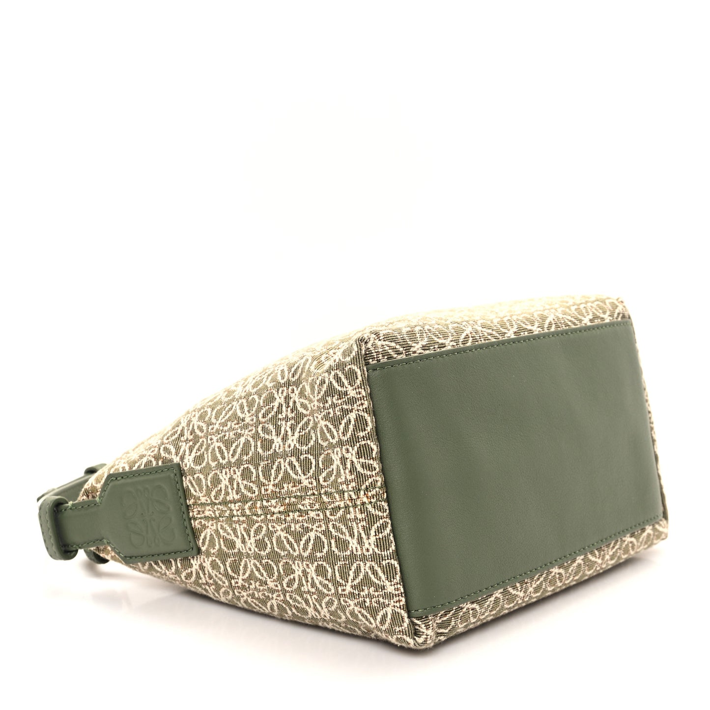 Jacquard Anagram Calfskin Small Cubi Bag Avocado Green