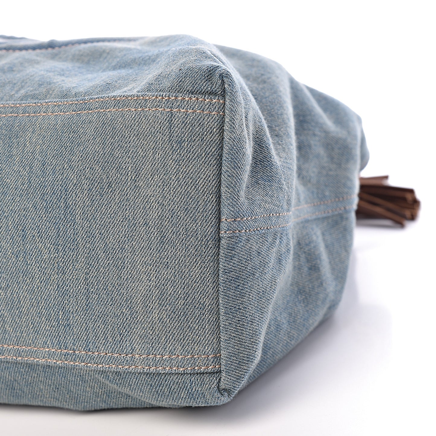 Denim Medium Soho Chain Shoulder Bag Blue