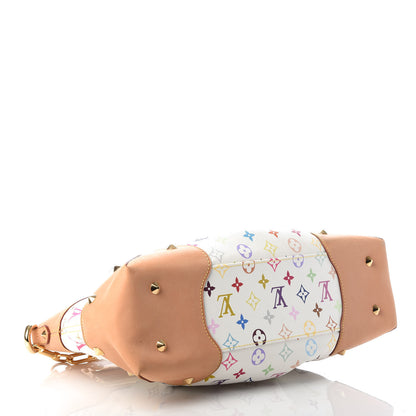 Louis Vuitton Monogram Multicolor Judy GM White 4 of 8