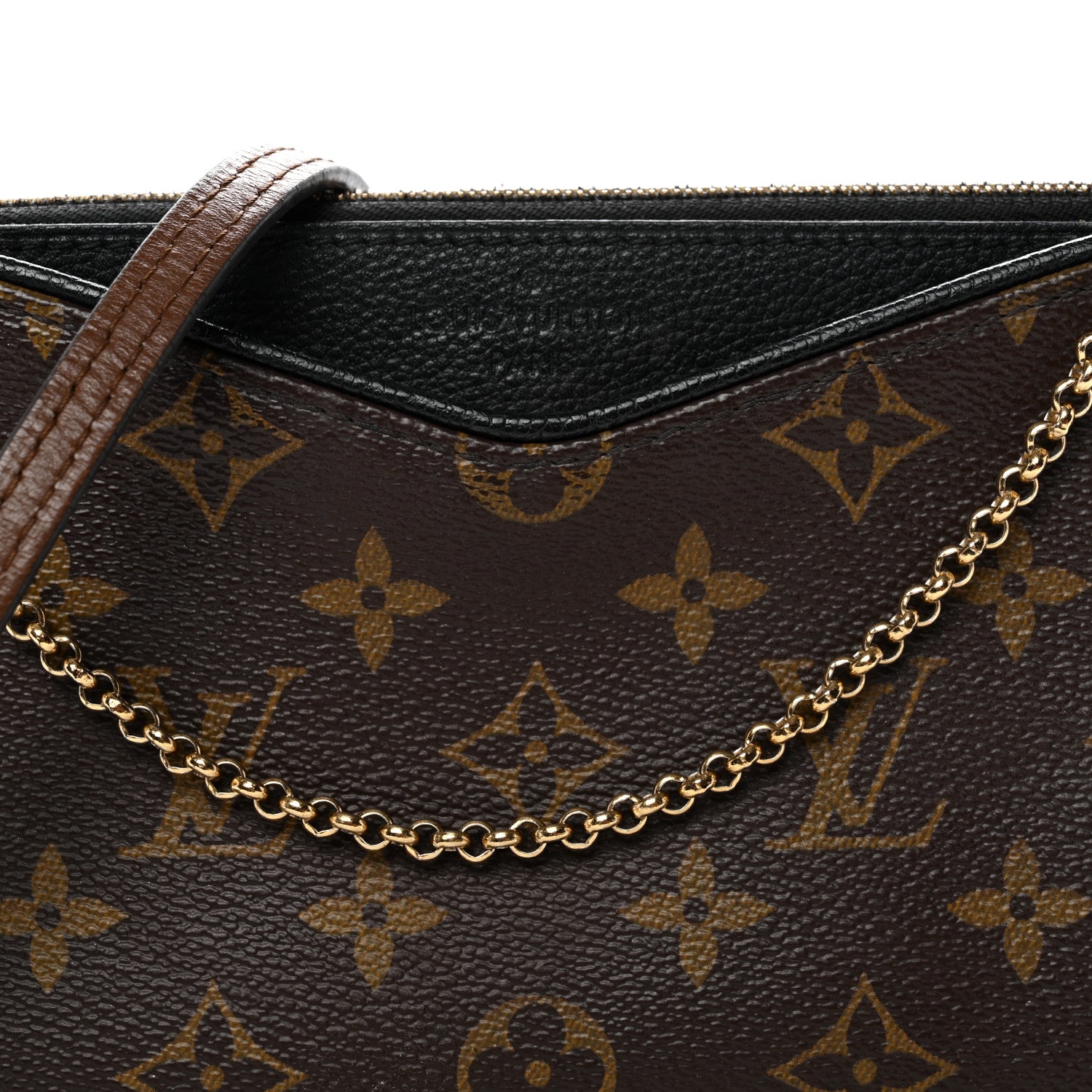 Louis Vuitton Monogram Pallas Clutch Black 8 of 14