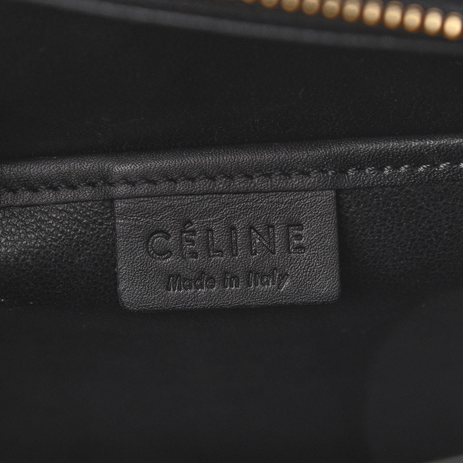 Celine Drummed Calfskin Nubuck Nano Tri-Color Luggage Burgundy 6 of 17