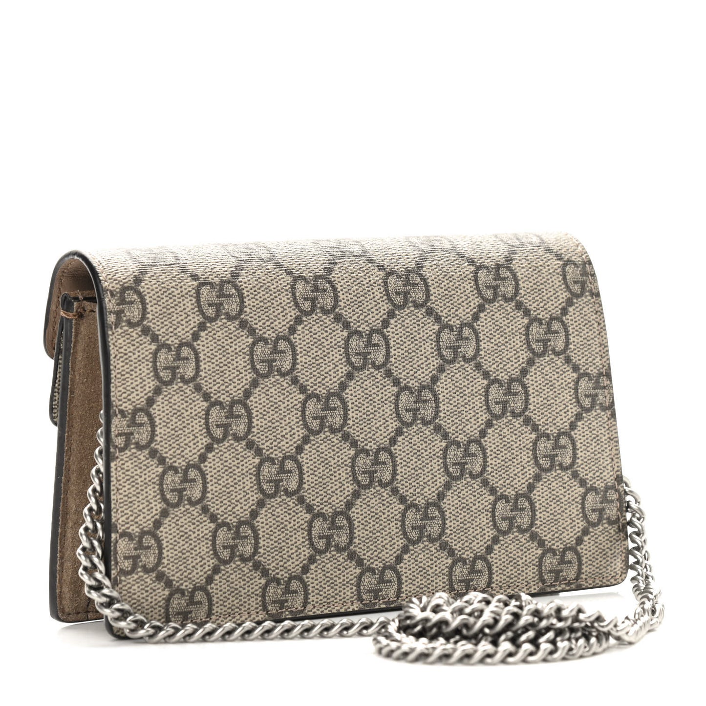 GG Supreme Monogram Super Mini Dionysus Shoulder Bag Taupe