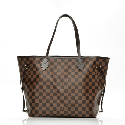 Louis Vuitton Damier Ebene Neo Neverfull MM Rose Ballerine 3 of 10