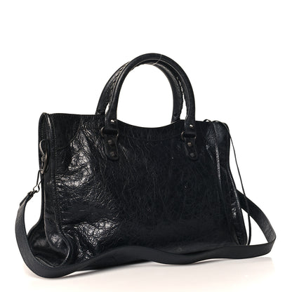 Balenciaga Agneau Arena Classic Hardware Medium Le City Black 3 of 10