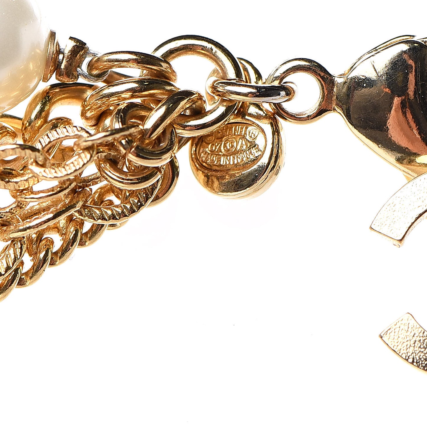 Glass Pearl Gripoix Necklace