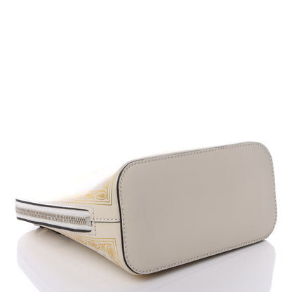 Gucci X SEGA Calfskin GUCCY Stars Mini Dome Shoulder Bag Mystic White Gold 3 of 8