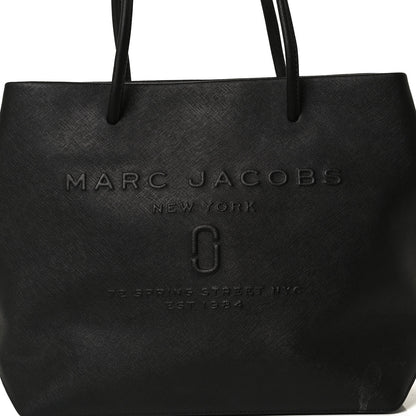 Marc Jacobs Calfskin Embossed Logo East West Shopper Tote Black 10 of 13