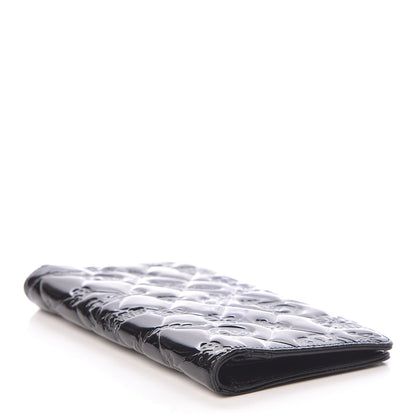 Chanel Patent Calfskin Lucky Symbols Yen Wallet Black 4 of 14