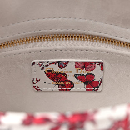 Christian Dior Calfskin Le Coeur Des Papillons Small My ABCDior Lady Dior White Multicolor 6 of 10