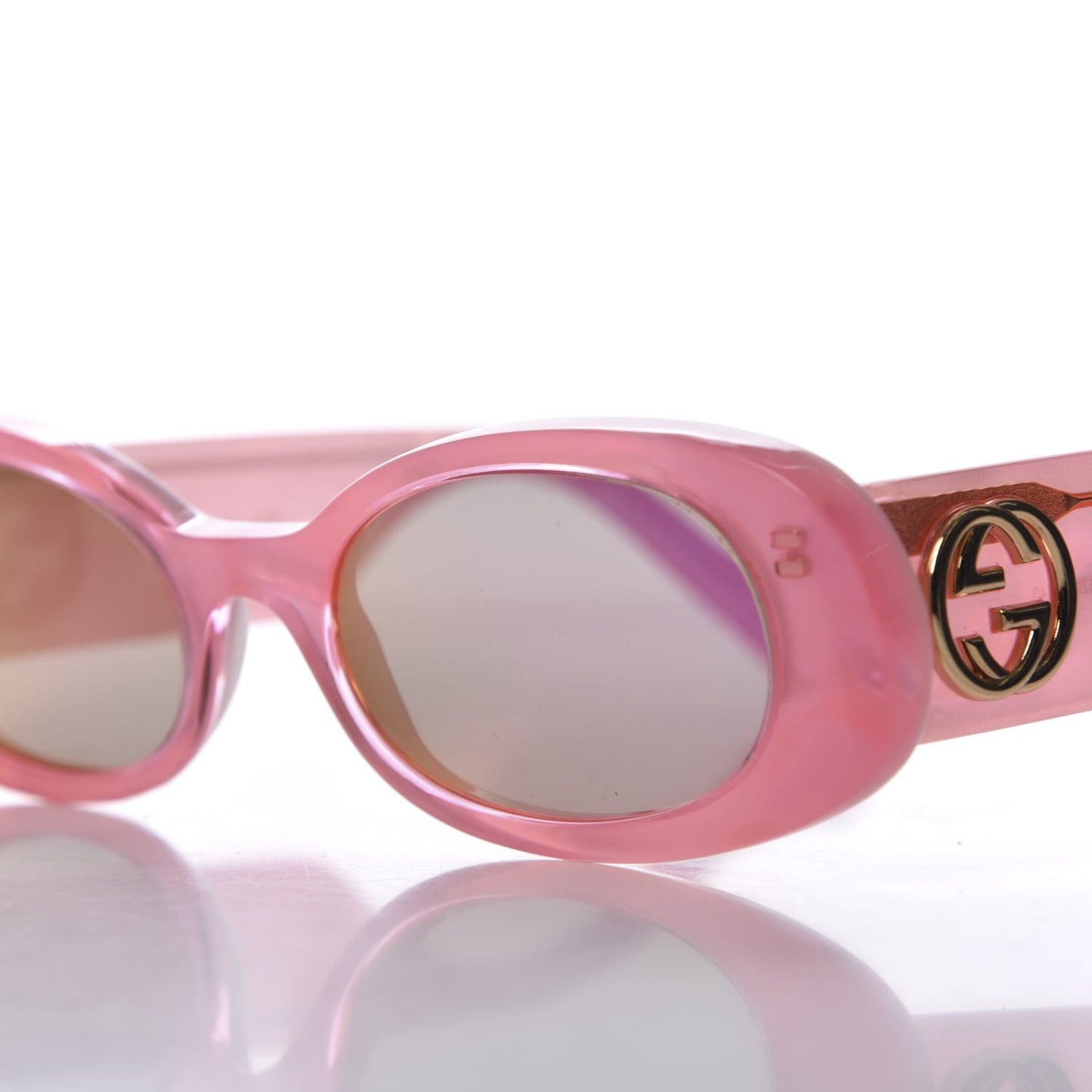 Acetate Oval Sunglasses GG0517S Pink