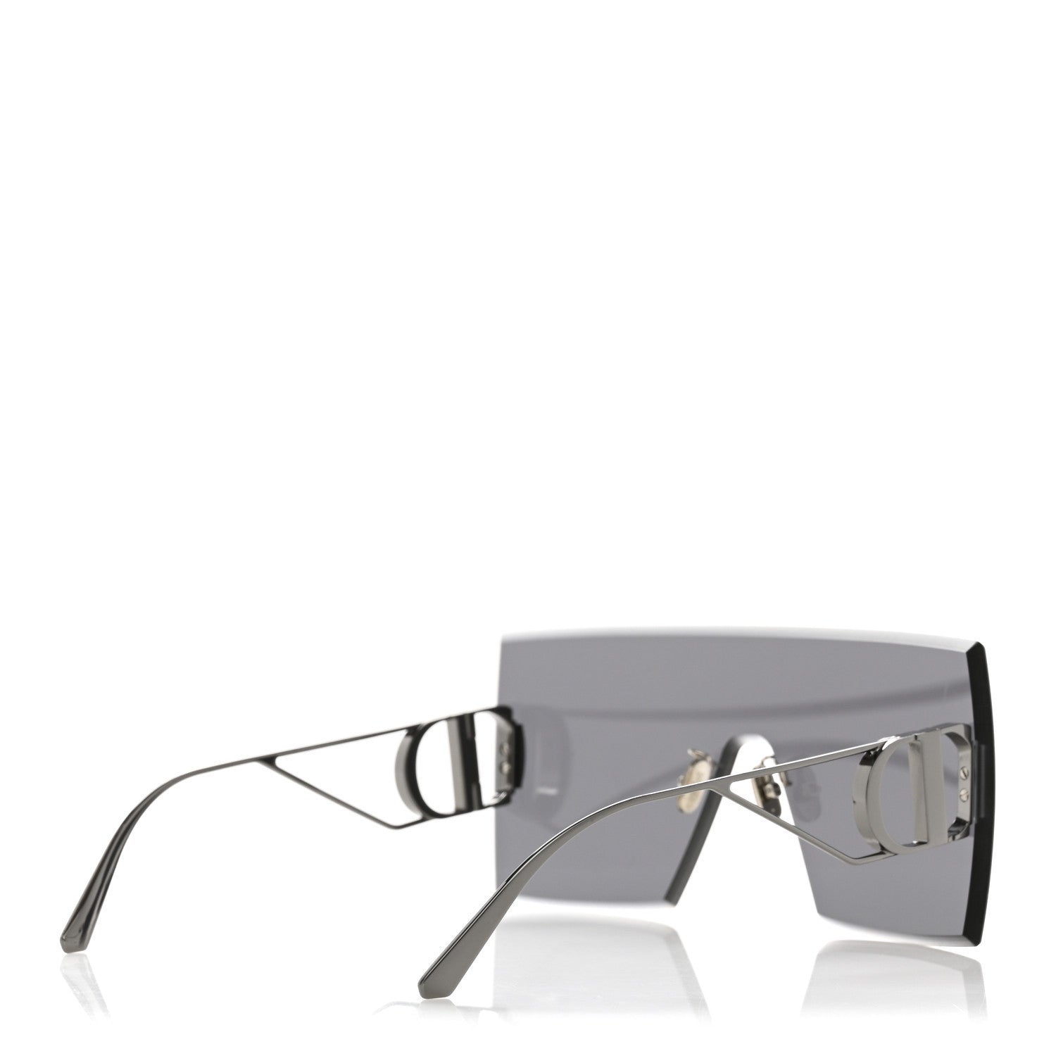 Christian Dior Metal Square 30 Montaigne Sunglasses  Shiny Gunmetal Smoke 4 of 8