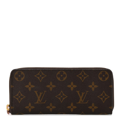 Louis Vuitton Monogram Clemence Wallet Fuchsia 1 of 7