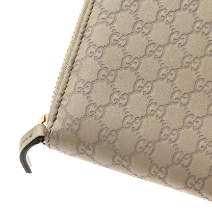 Gucci Microguccissima Nice Zip Around Wallet Off White 9 of 12