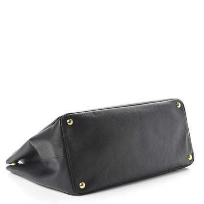 Prada Saffiano Lux Large Tote Black 4 of 11