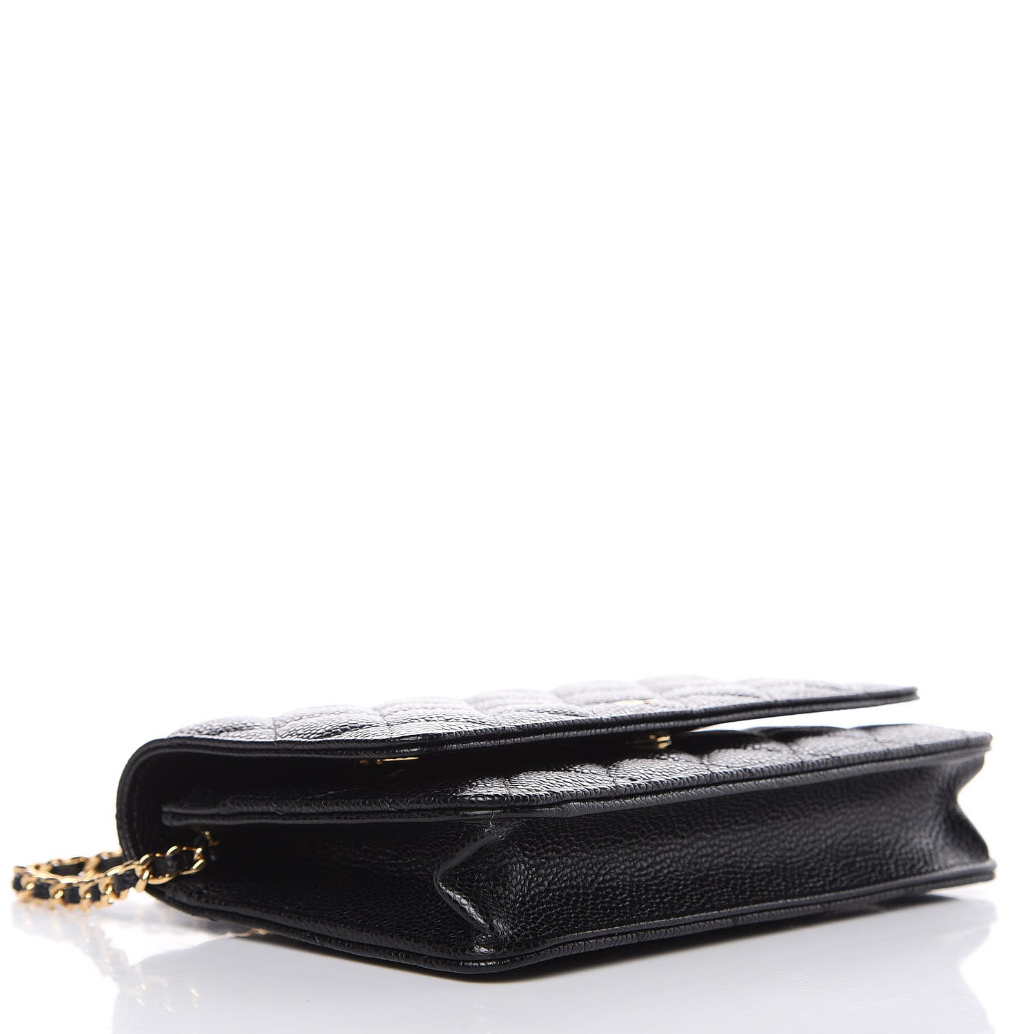 Chanel Caviar Quilted Wallet On Chain WOC Black 4 of 11