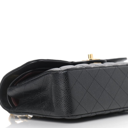 Chanel Caviar Quilted Small Double Flap Black 8 of 10