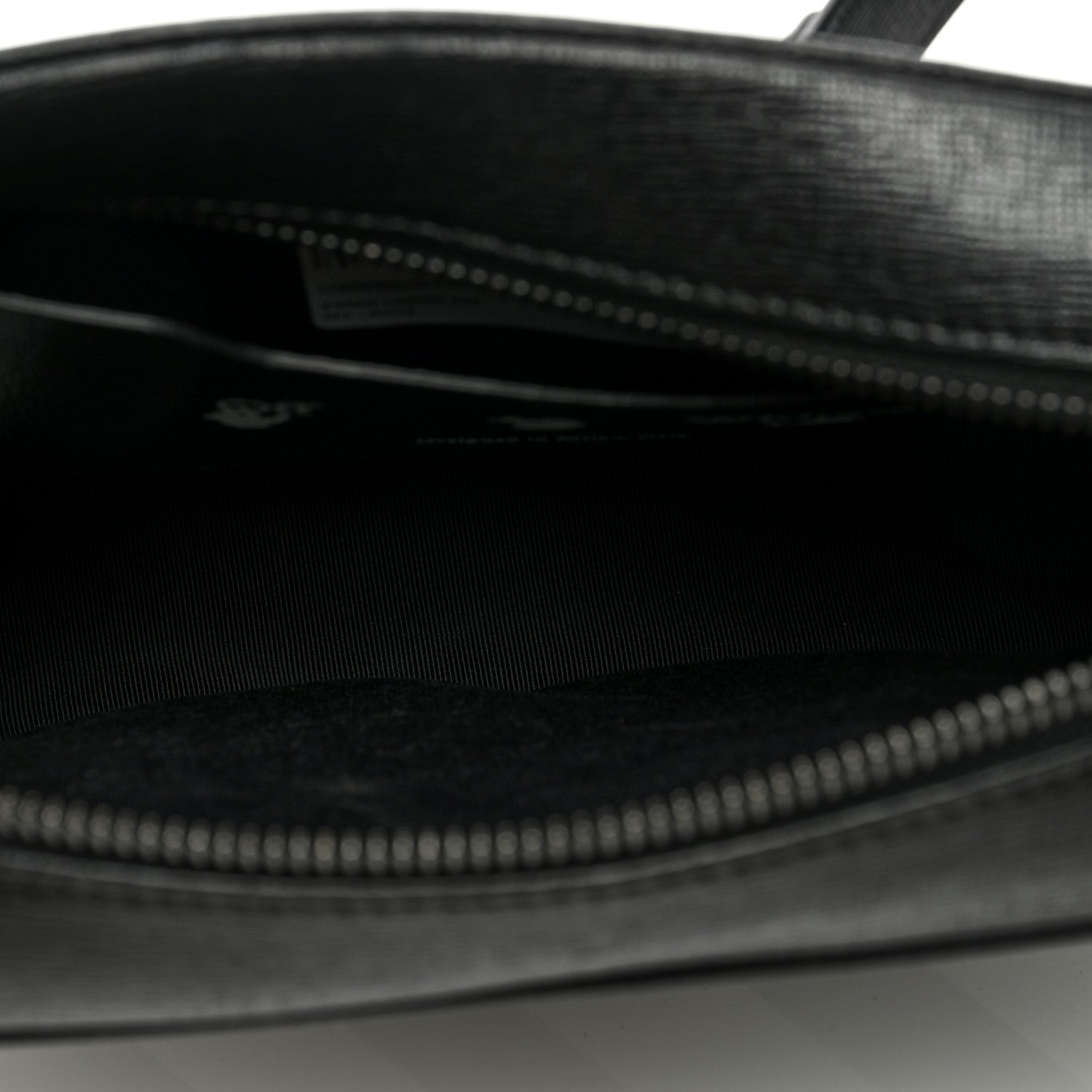 Off-White Saffiano Striped Diag Binder Belt Bag Black 5 of 9