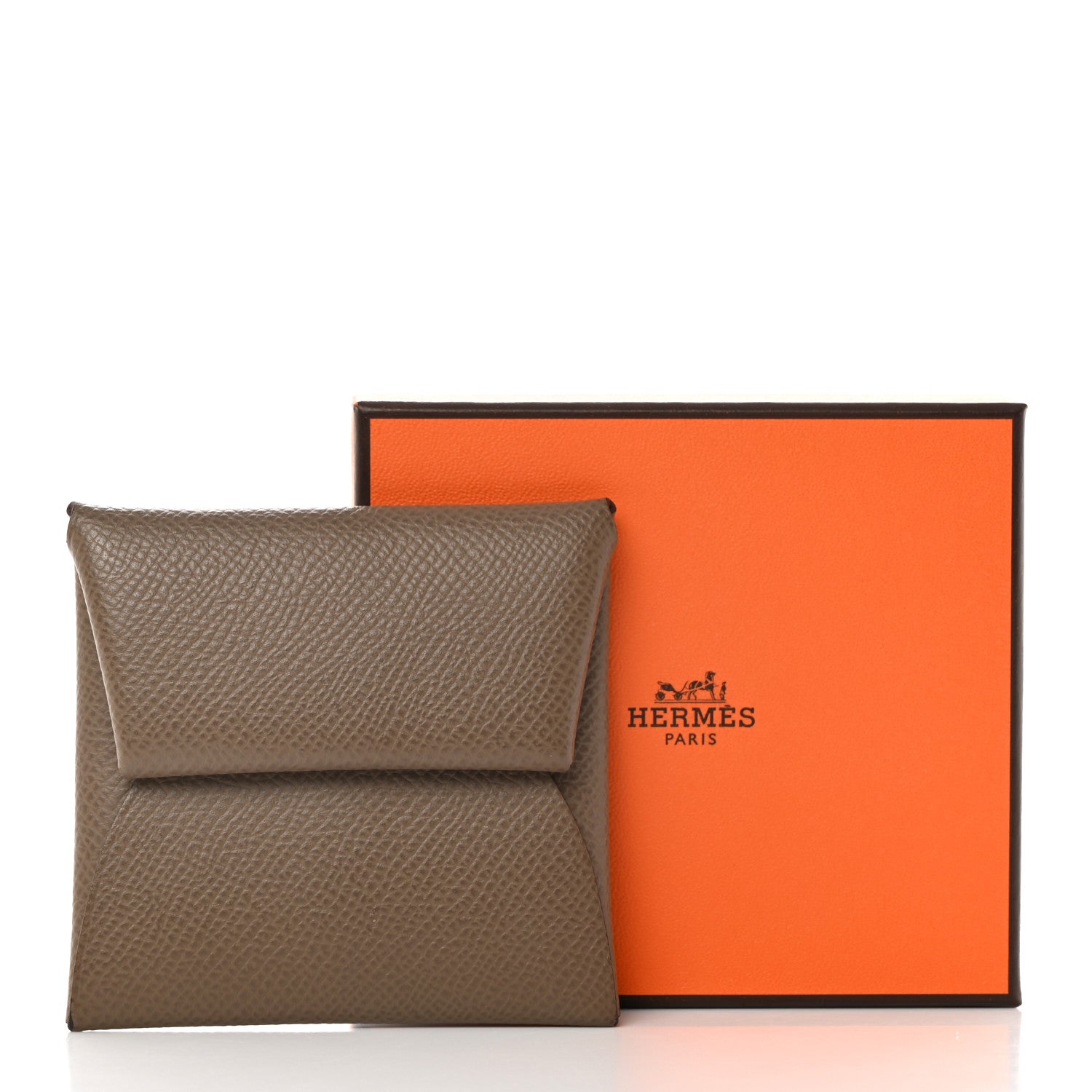 Hermes Epsom Bastia Coin Purse Etoupe 7 of 7