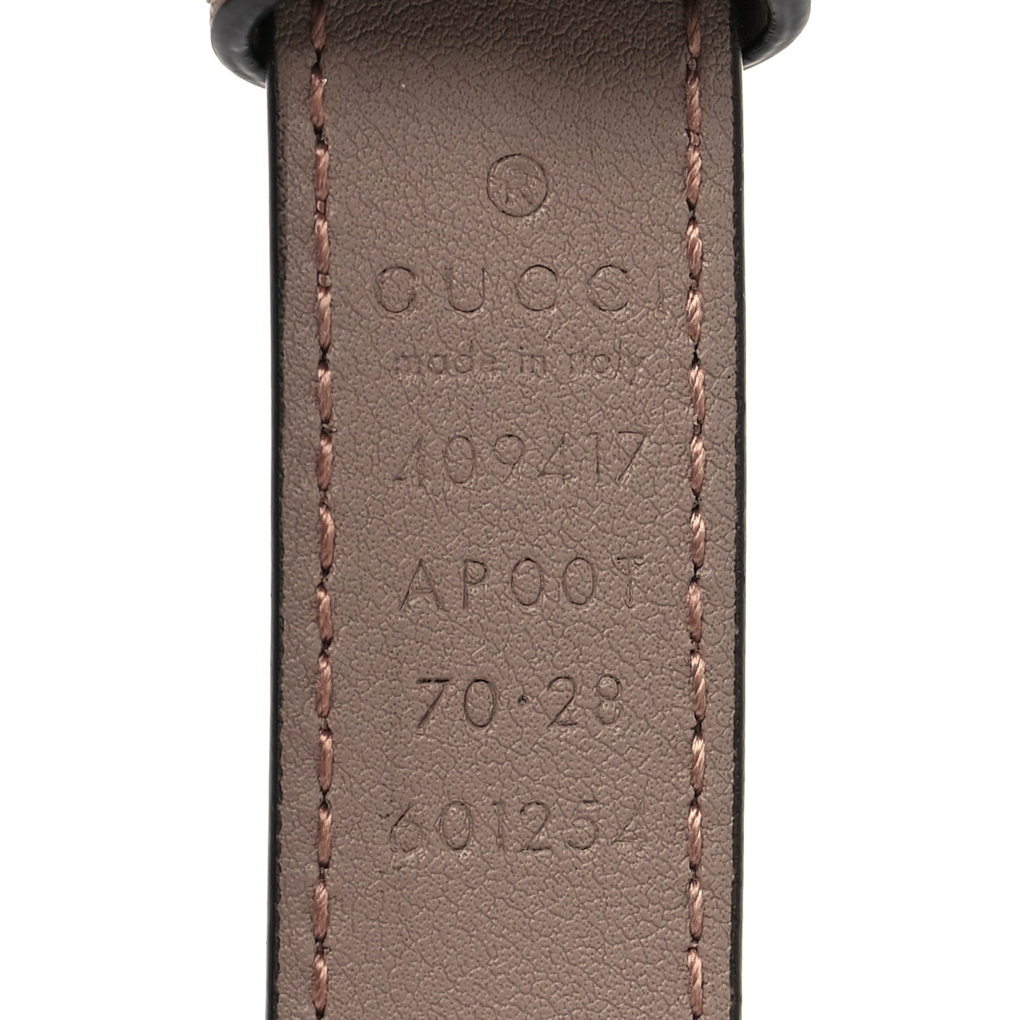 Calfskin Double G 20mm Belt 70 28 Porcelain Rose