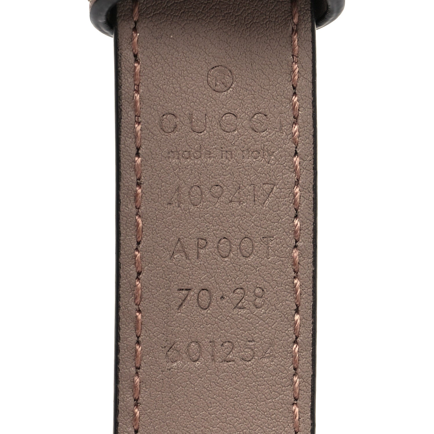 Gucci Calfskin Double G 20mm Belt 70 28 Porcelain Rose 3 of 5
