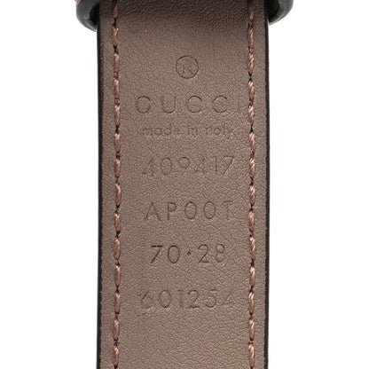 Gucci Calfskin Double G 20mm Belt 70 28 Porcelain Rose 3 of 5