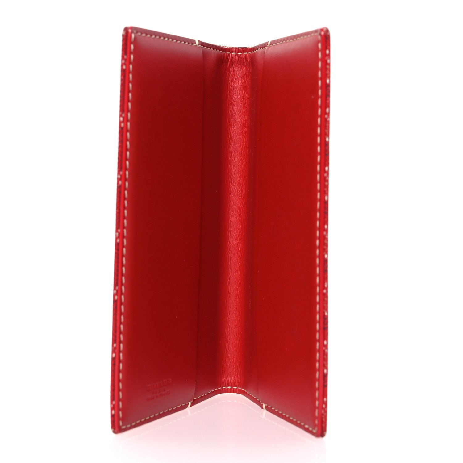 Goyard Goyardine Passport Wallet Red 5 of 7