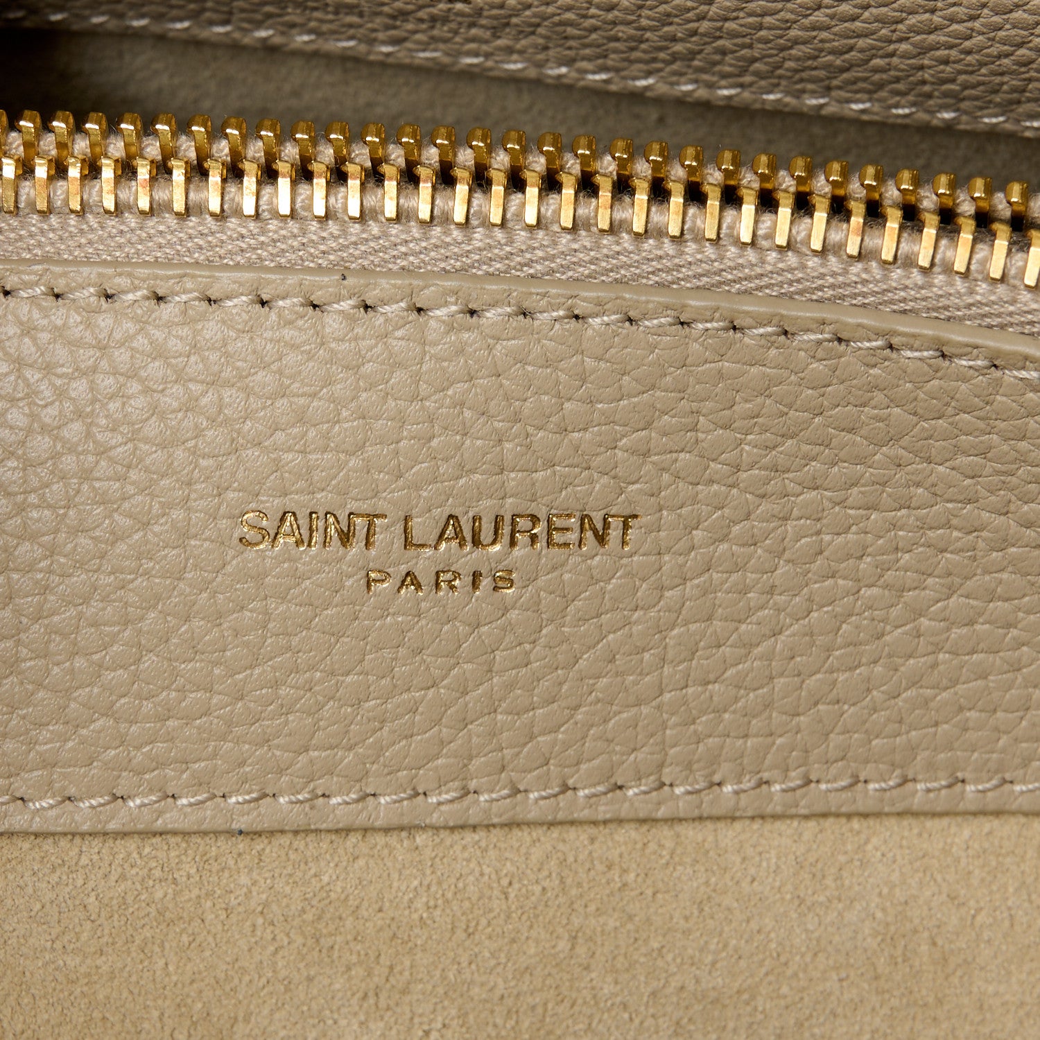 Saint Laurent Grained Calfskin Baby Sac De Jour Souple Sea Salt 8 of 12