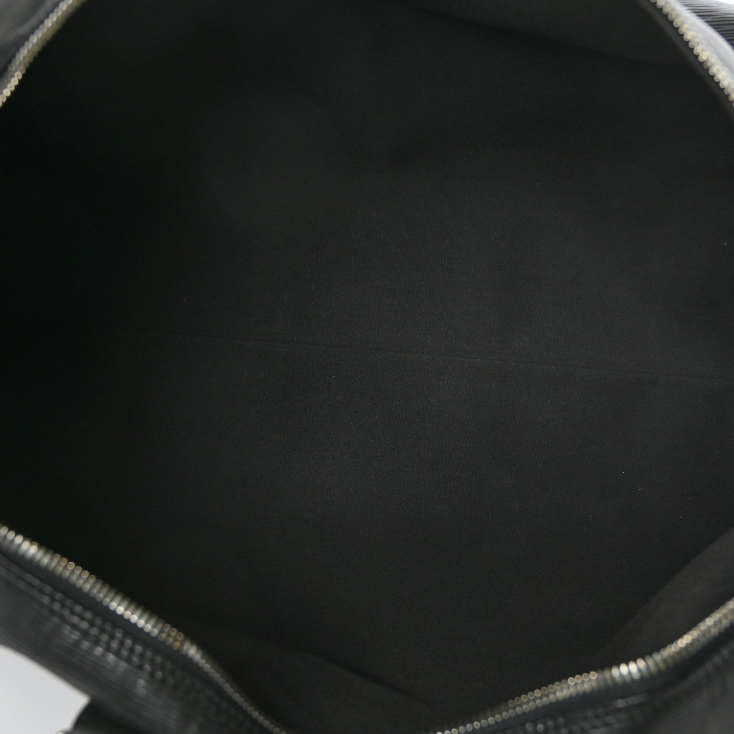 Louis Vuitton Epi Keepall 55 Black 6 of 7