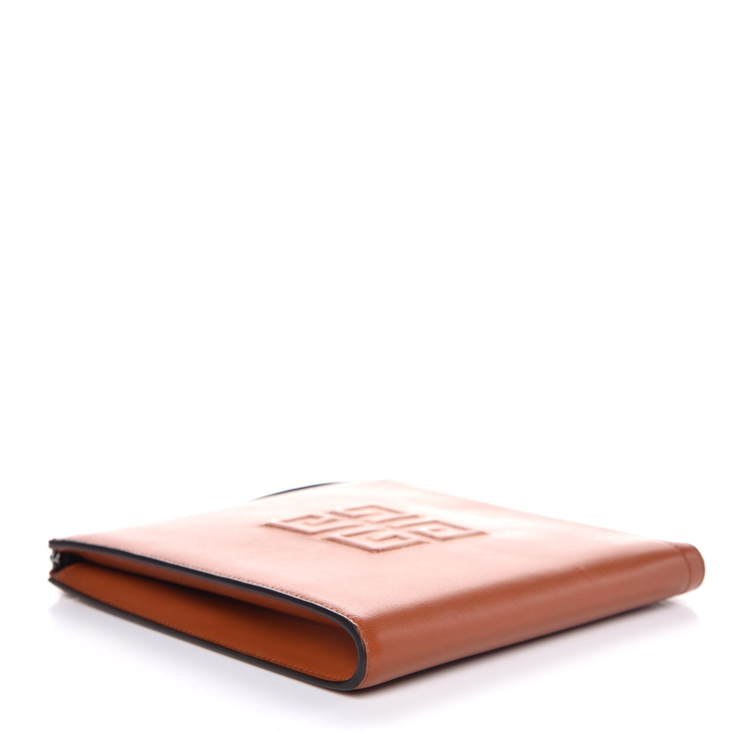 Givenchy Lambskin Square Emblem Wristlet Brown 4 of 6